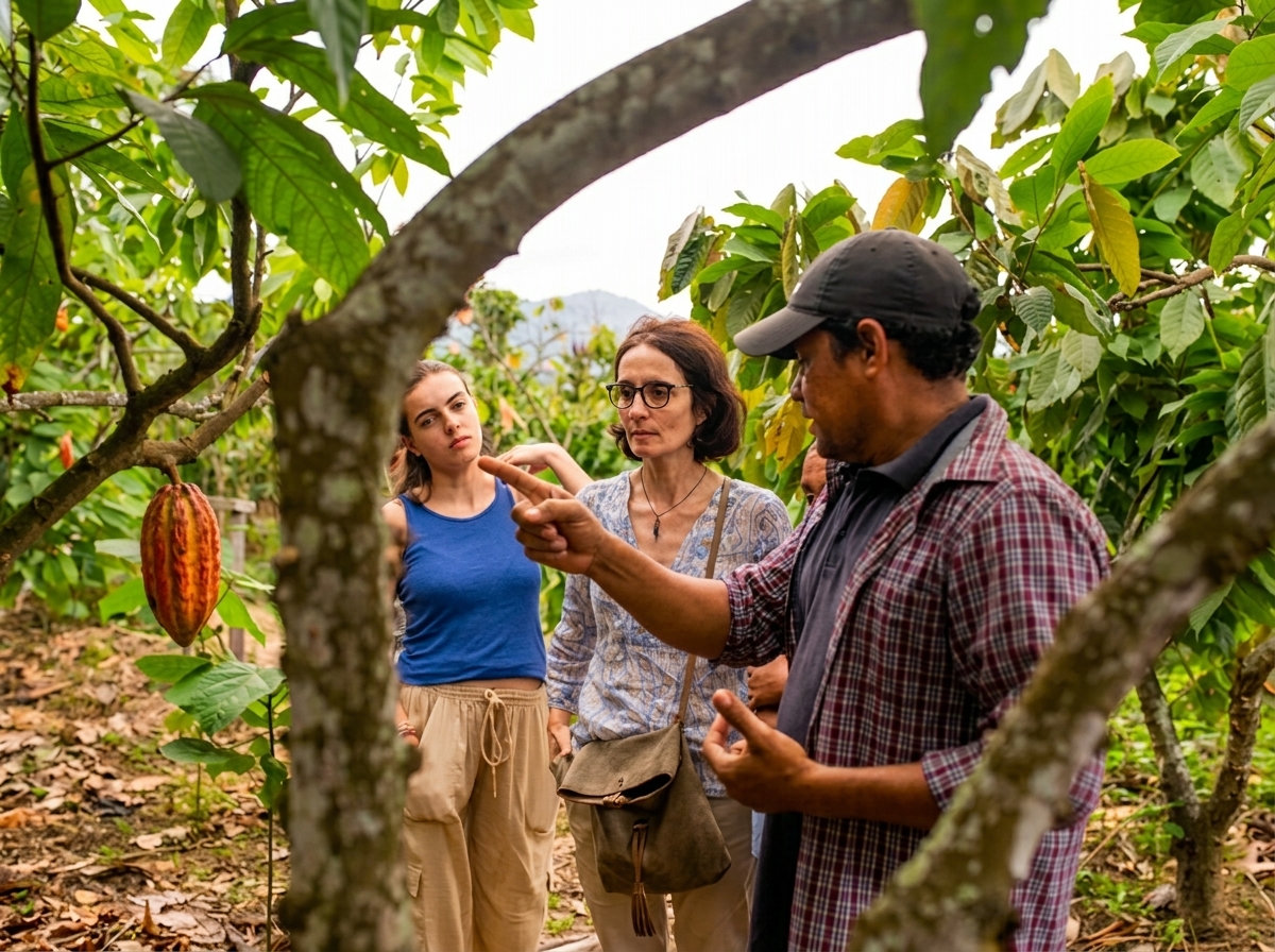 Finca de Cacao + Plato Típico